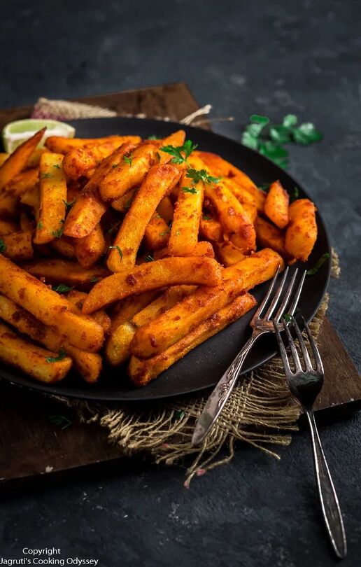 Cheesy Masala Fry