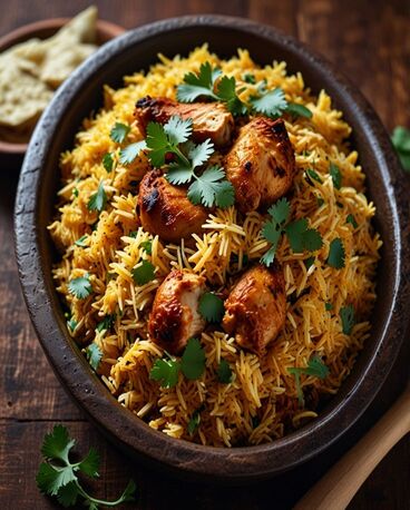 Chicken Burn Garlic Rice