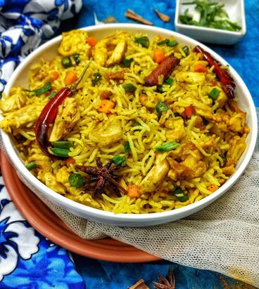 Chicken Singapore Rice