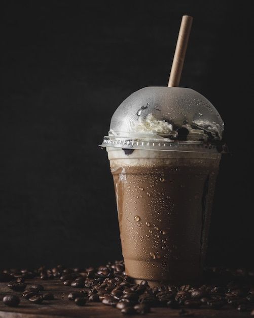 Cold Coffee With Vanilla Ice-Cream