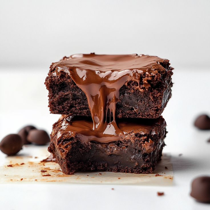 Hot Brownie with Chocolate Cyrup