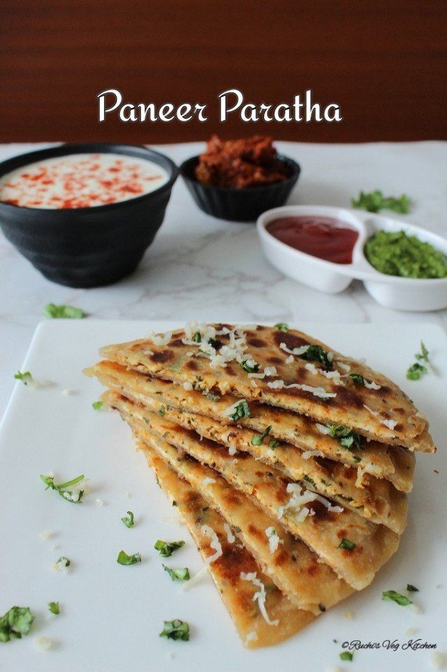 Paneer Parantha (with Curd)