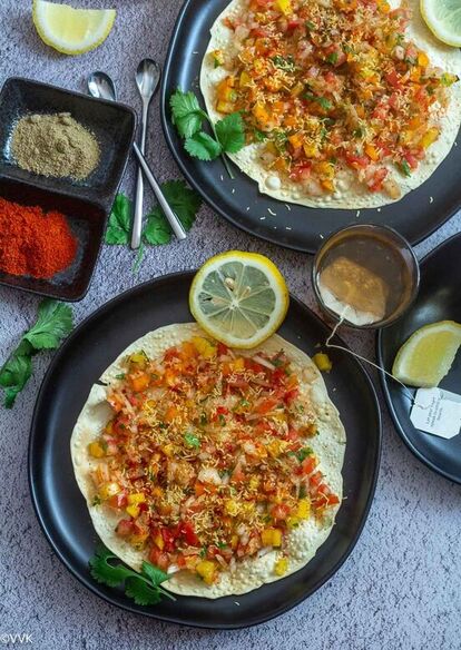 Roasted Masala Papad