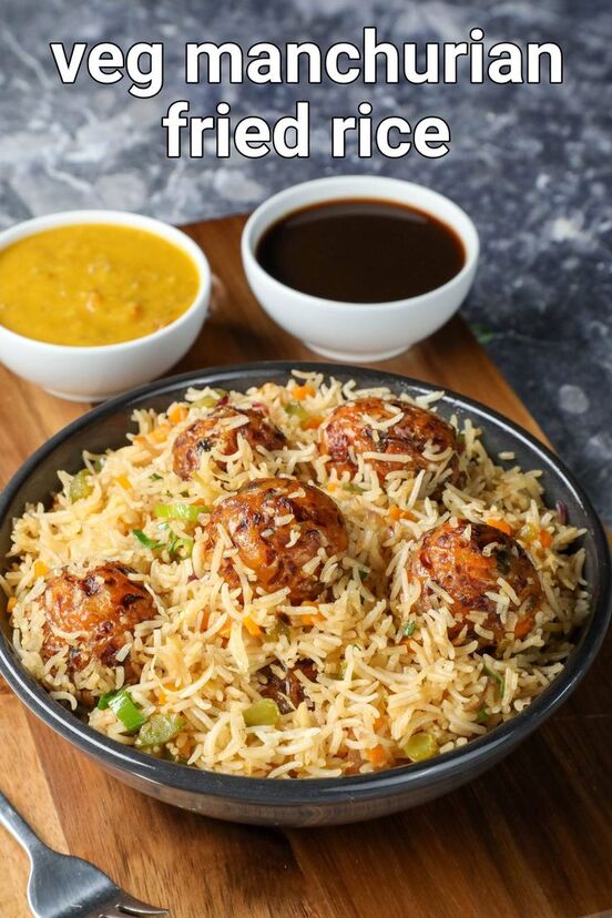Veg. Manchurian Rice