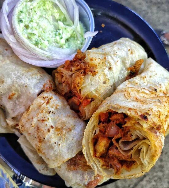 Afghani Chaap Roll (Rumali)