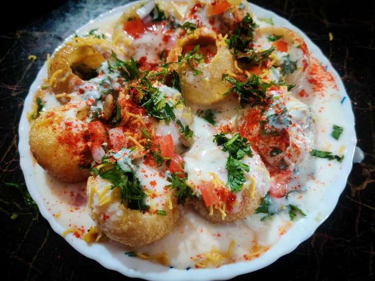 Golgappa Dahi Chaat