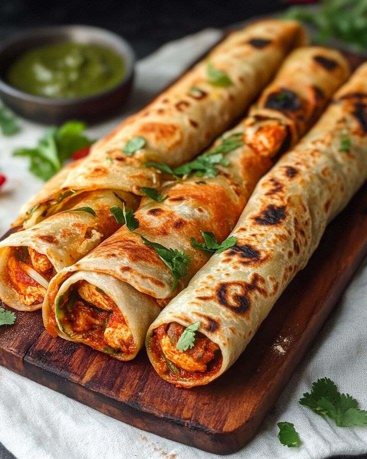 Veg Fish Tikka Roll