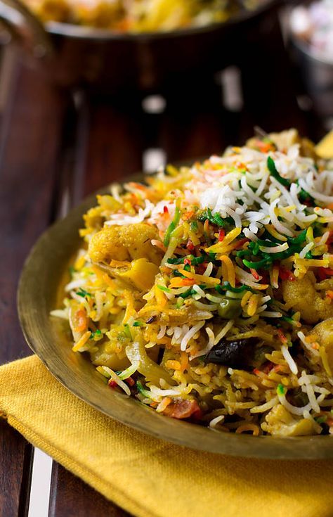 Veg Hyderabadi Chicken Biryani