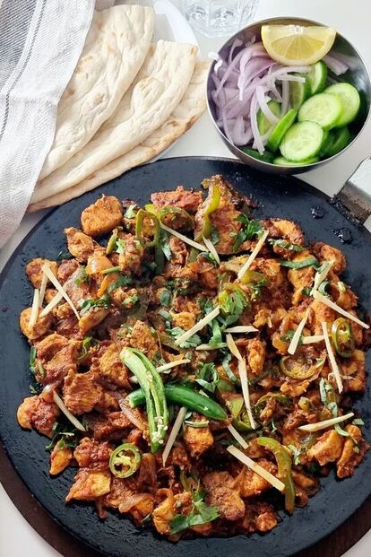 Veg Tawa Chicken