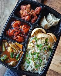 Bhaj Govindam Chinese Platter (Veg noodle,Veg fried rice,Veg Manchurian Gravy ,Chilly Paneer Gravy ,Garlic Mushroom)