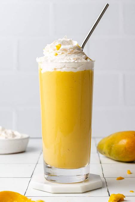 Mango Shake with Ice-cream