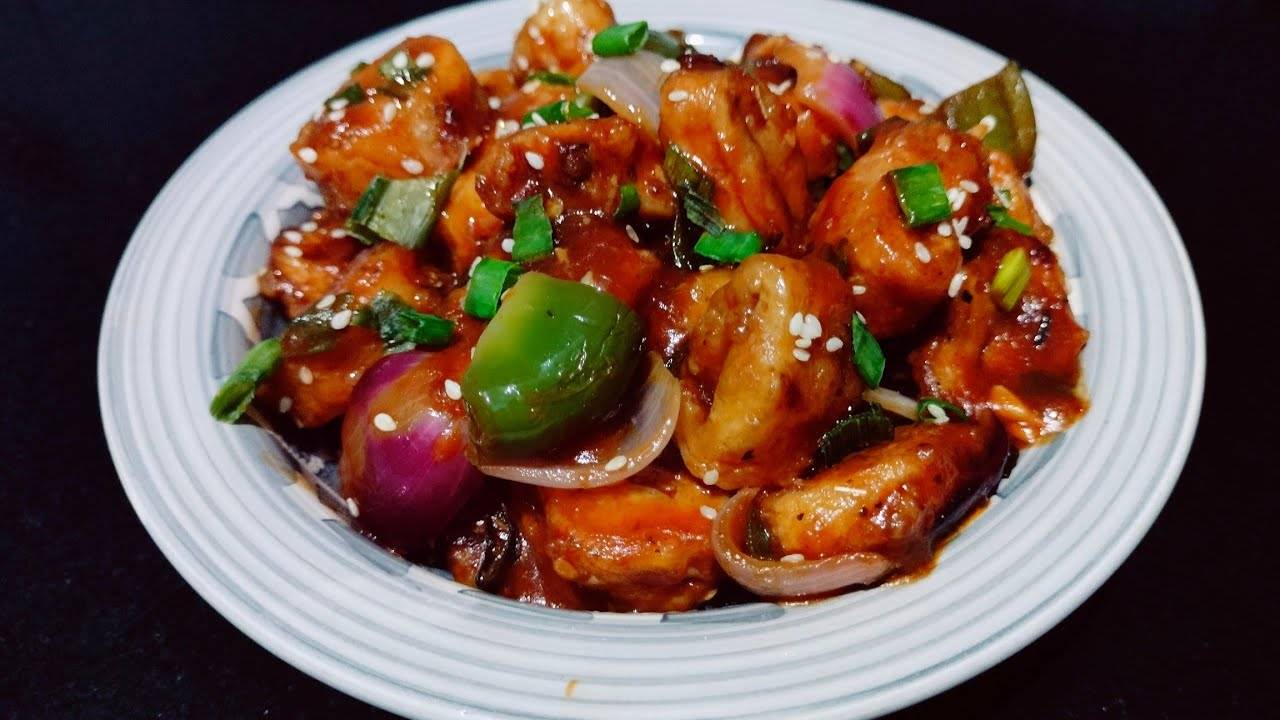 Mughlai Soya Chaap Chilly