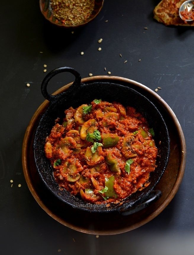 Mushroom Kadhai