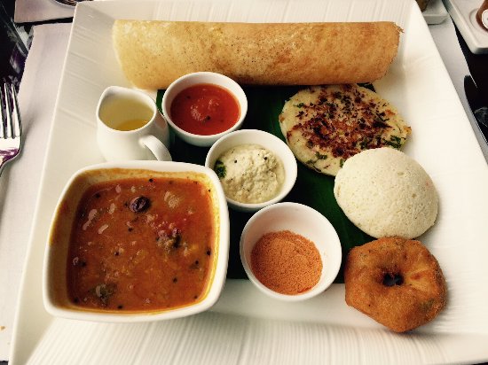 Bhaj Govindam South Indian Platter (Masala Dosa ,Idli ,Uttapam,Upma,Lemon Rice)
