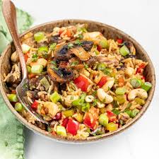 Veg Mushroom Fried Rice