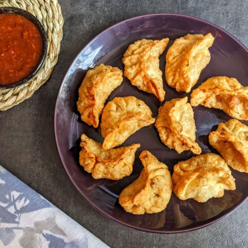 Veggie Fried Momos