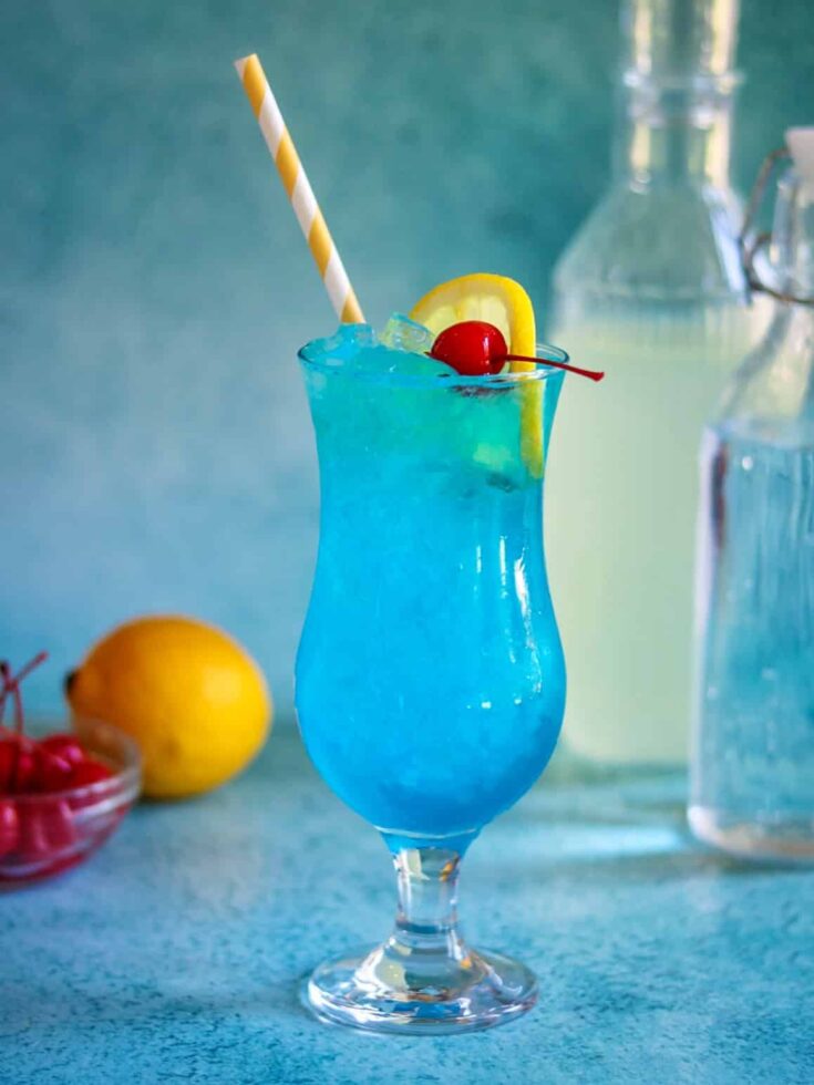 Blue Lagoon Mocktail