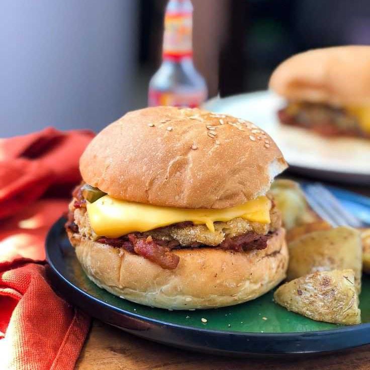 Cheese Achari Burger