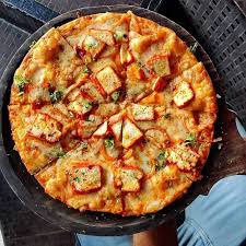 Cheese Kurkura Paneer Pizza