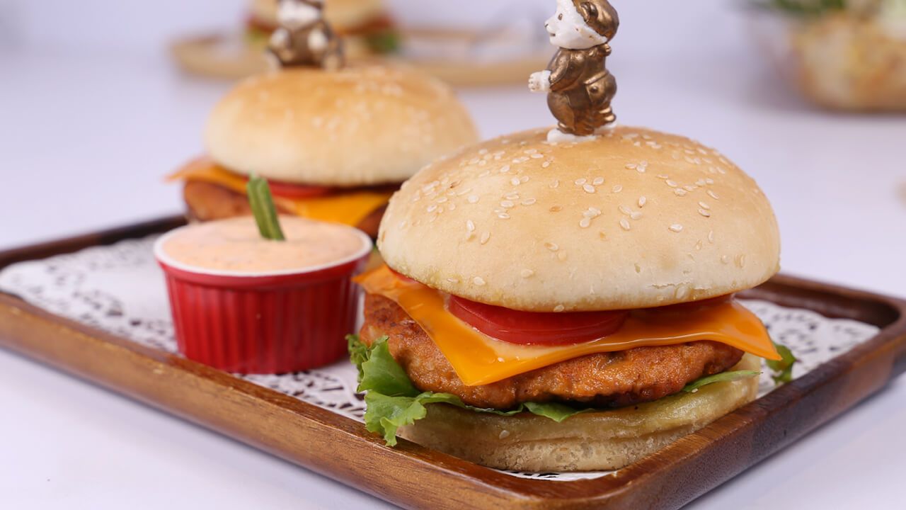 Cheese Tandoori Burger