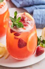 Strawberry Sparkling Mocktail