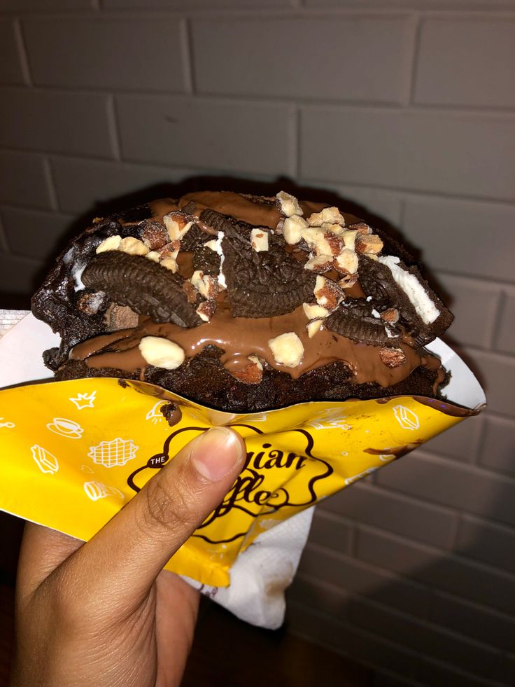 Rocky Road Ice Cream Waff-wich