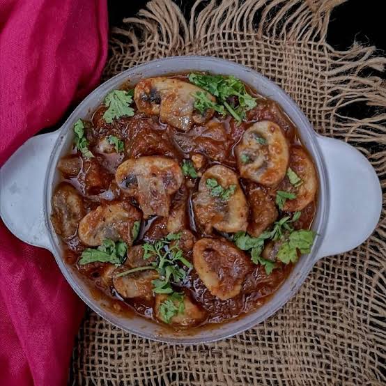 Mushroom Karahi