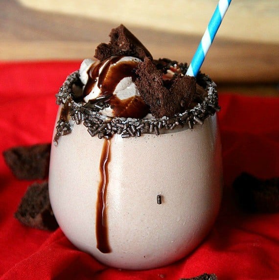 Brownie Mud Milk Shake