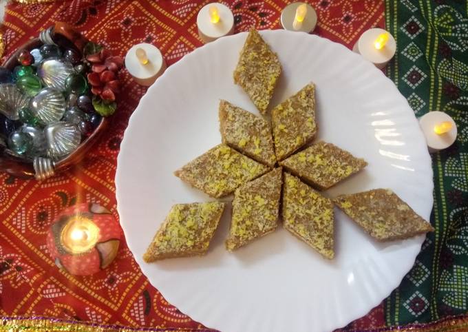 Sugar Free Chana Burfi