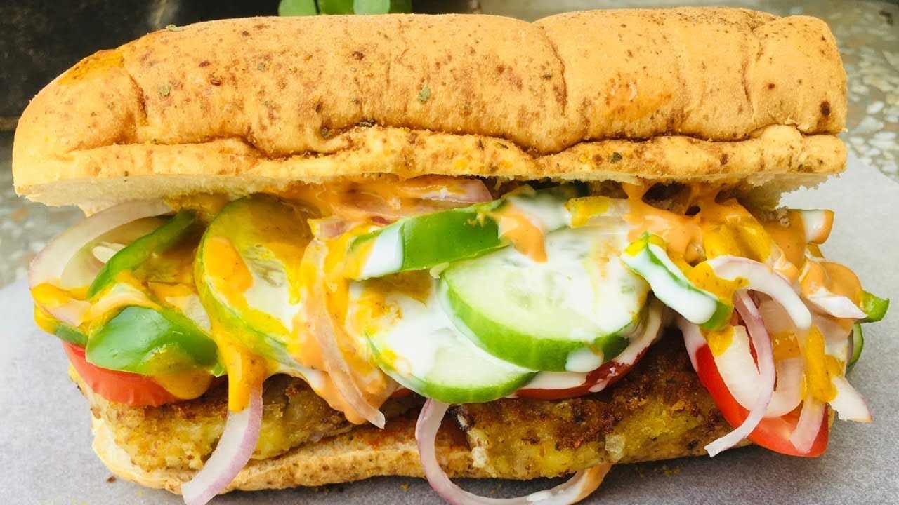 Veg Patty Sub Sandwich
