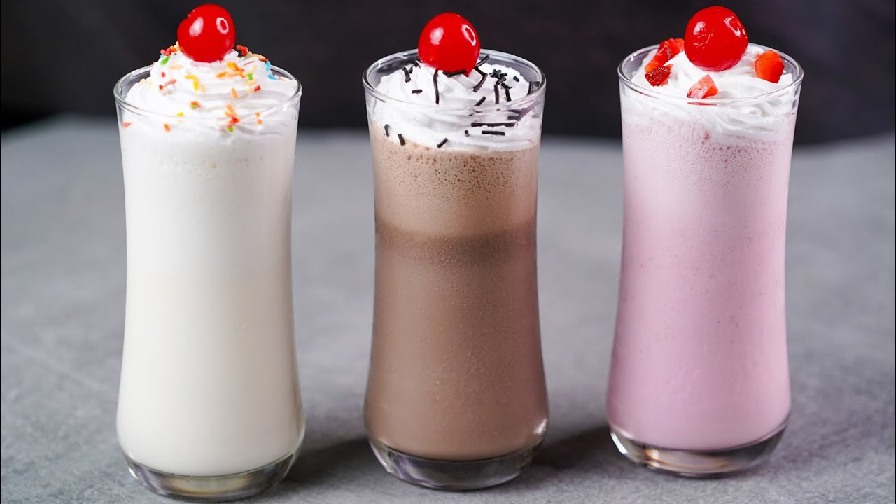 Shakes (Vanilla, Strawberry, Chocolate)