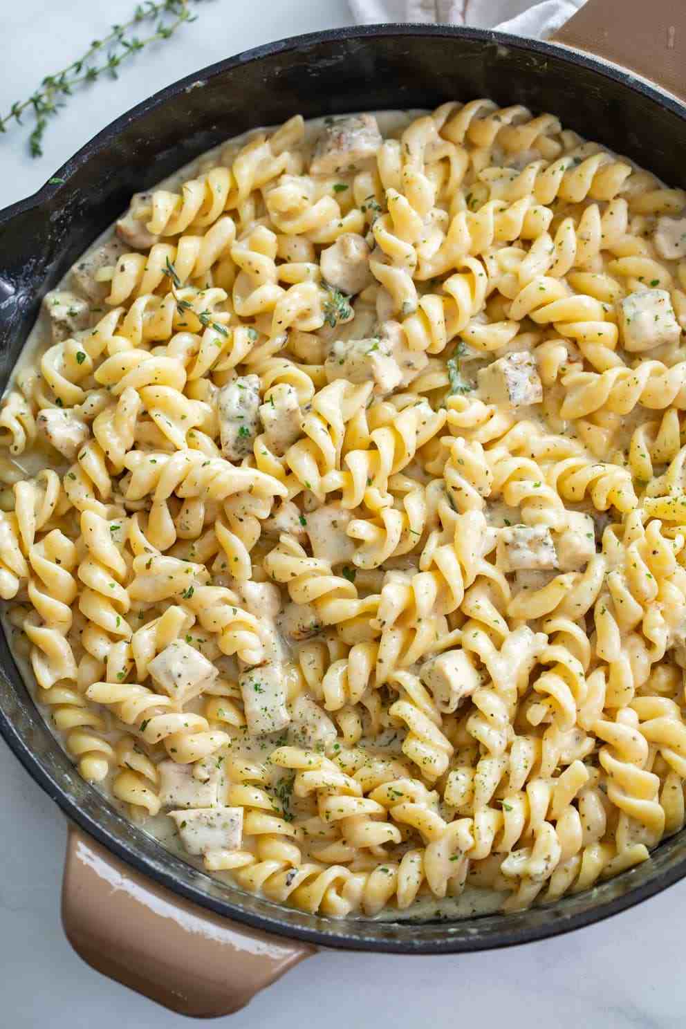 CHEDDAR CHEESE SAUCE PASTA