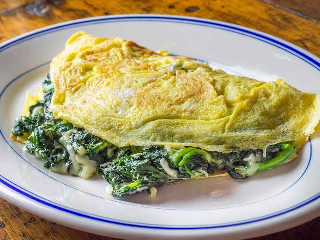 Cheese & Palak Omelette