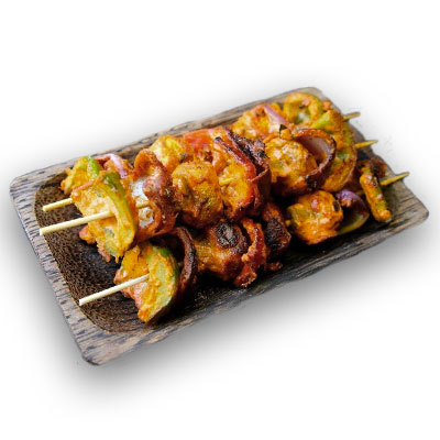 Mushroom Achari Tikka