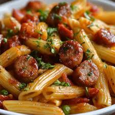 Fusion Penne Barbeque Pasta