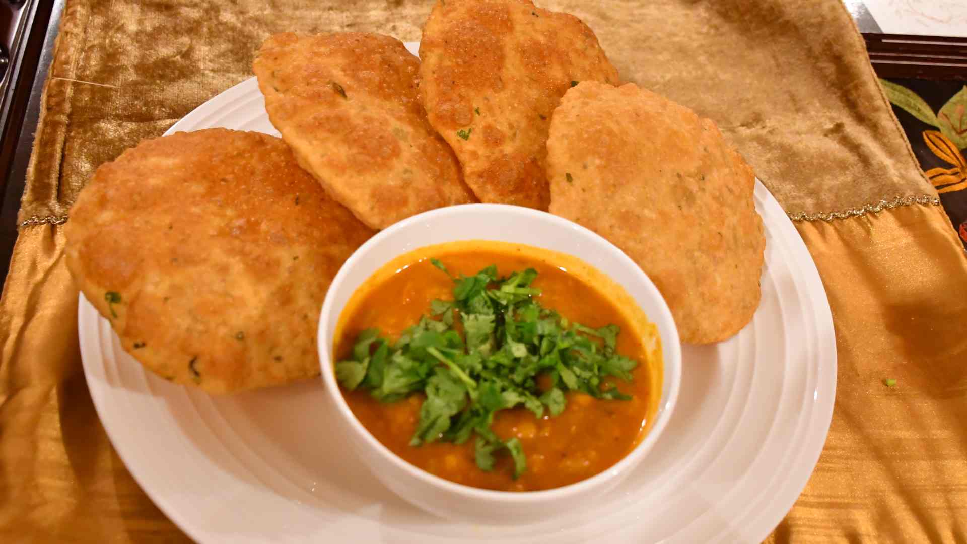 Poori with Aloo Bhaji