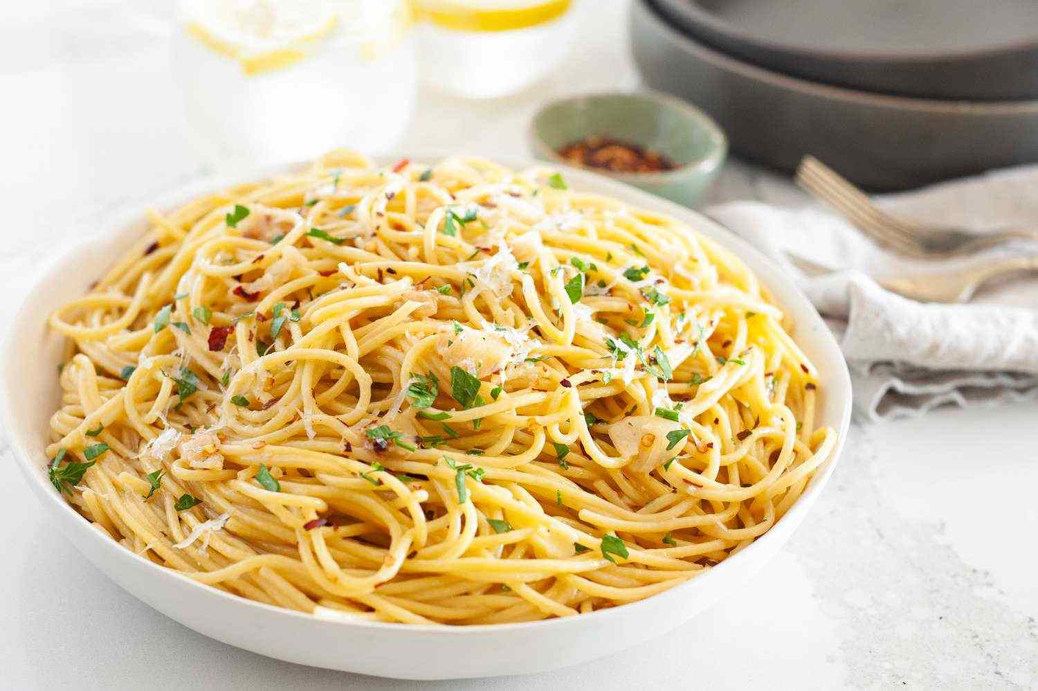 Spaghetti Aglio Olio Pasta