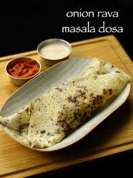 Rava Onion Masala Dosa