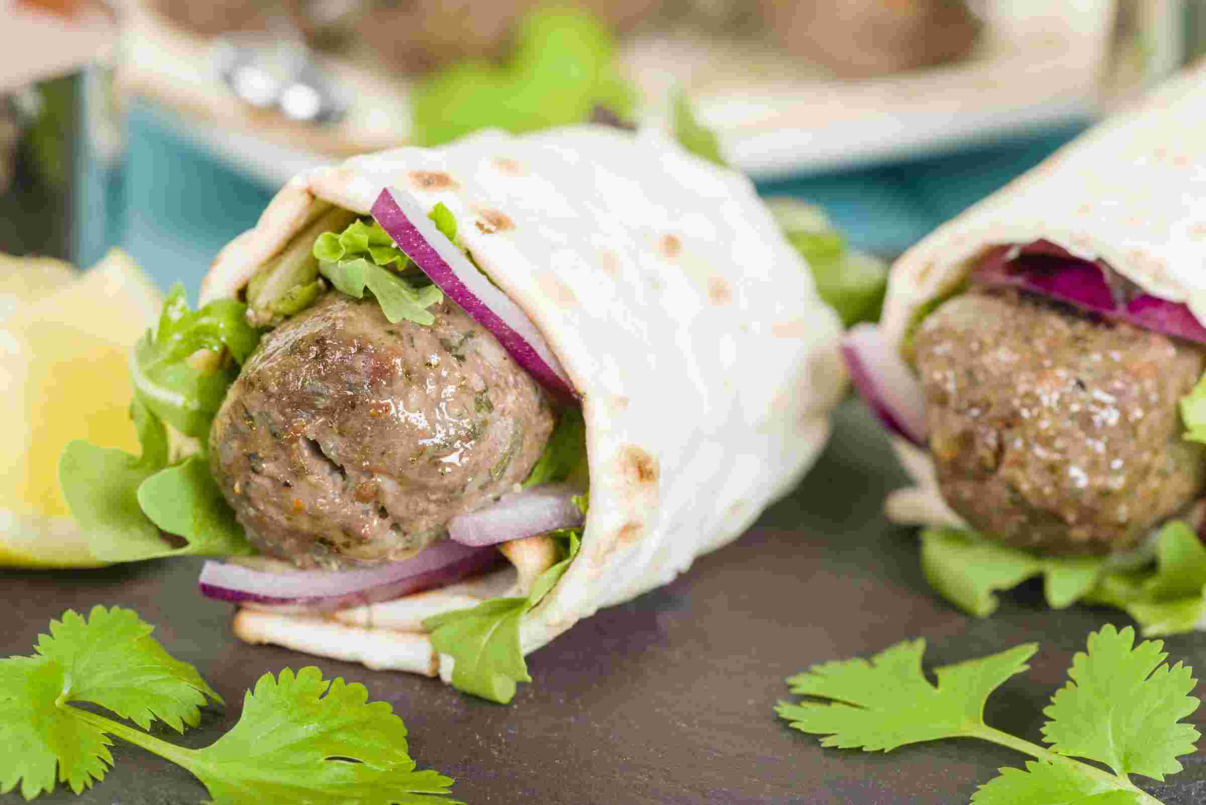 Mutton Seekh Kebab Roll