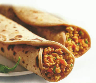 Paneer Bhurji Roll