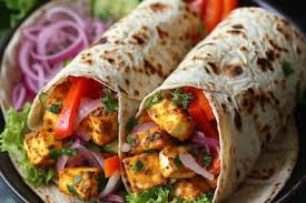 Mint Paneer Wrap