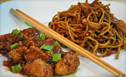 Noodles, Manchurian or Chilli paneer