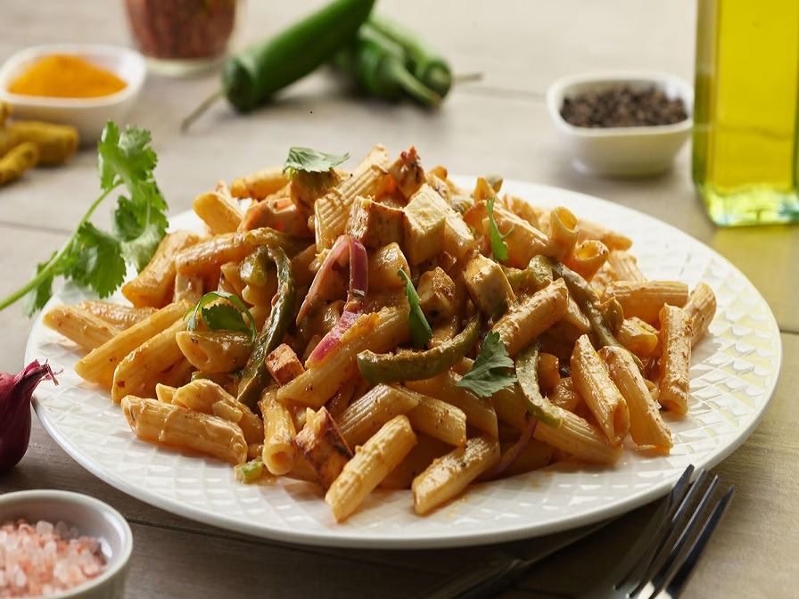 Achaari Paneer Pasta