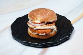 Barbeque Paneer Burger