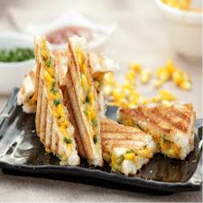 Cheese Corn Sandwich (grilled)