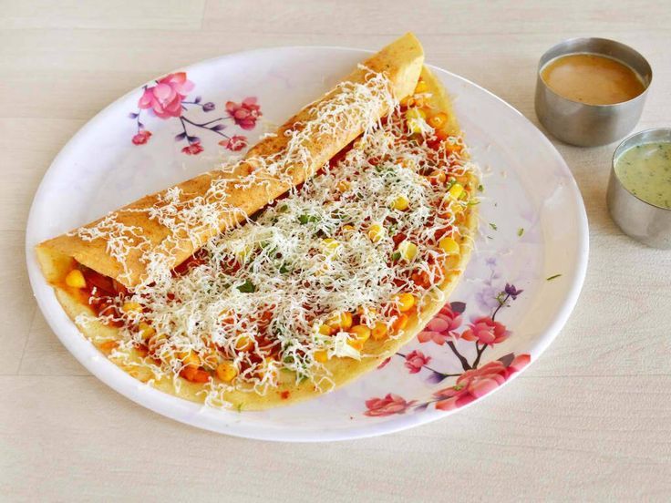 Corn Cheese Dosa