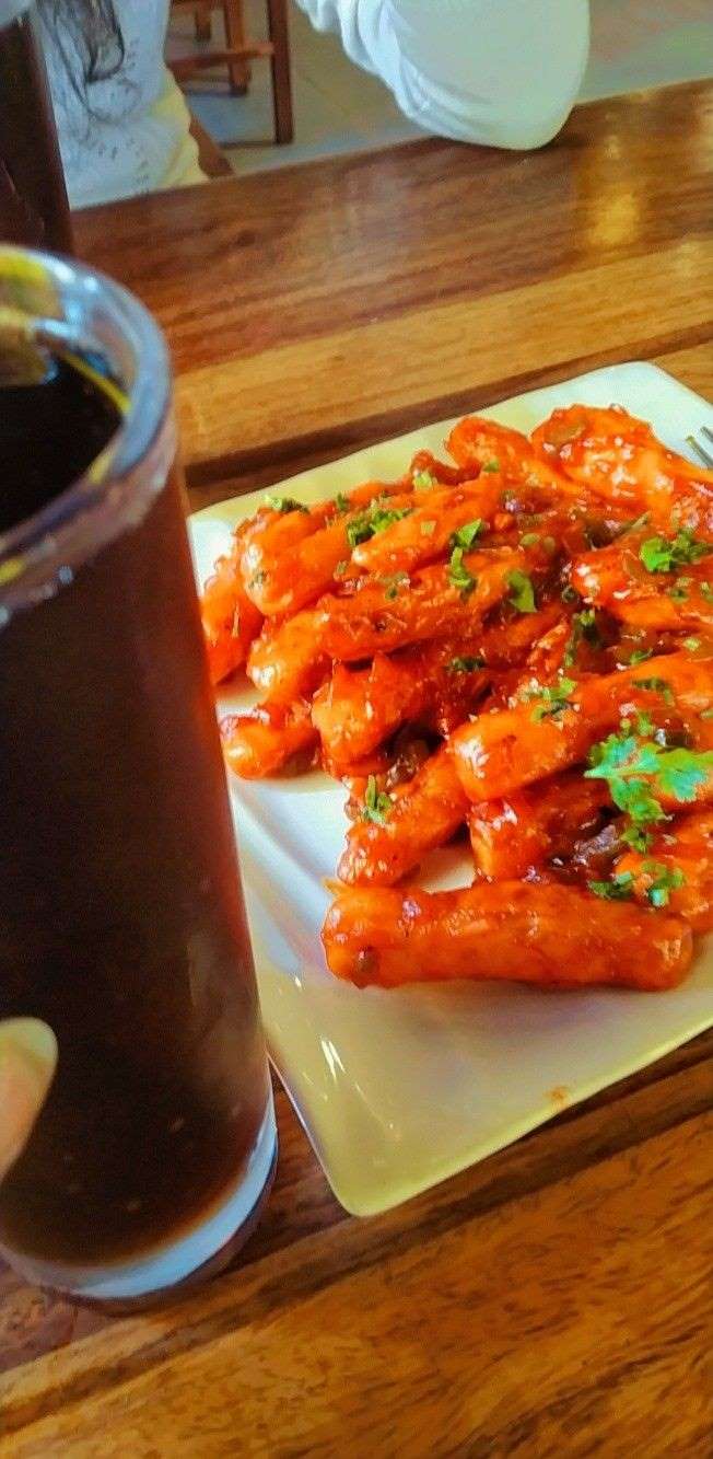 Honey Chilly Potato + Drink