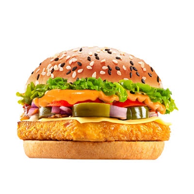Teekha Paneer Burger