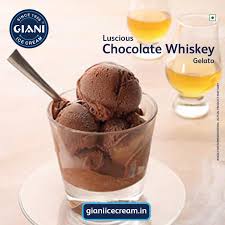 Chocolate Whiskey Gelato