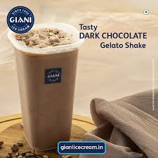 Dark Chocolate Gelato Shake